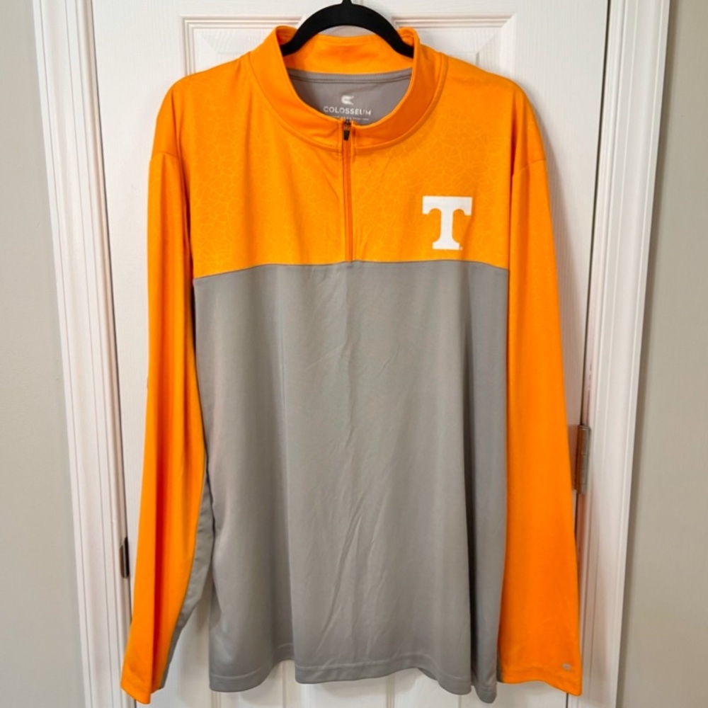 Colosseum Tennessee Volunteers Windshirt Quarter-Zip Pullover Jacket Men’s XXL